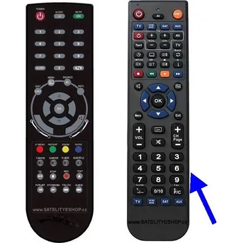 Dálkový ovladač Dálkový ovladač Manta LED2402 náhradní