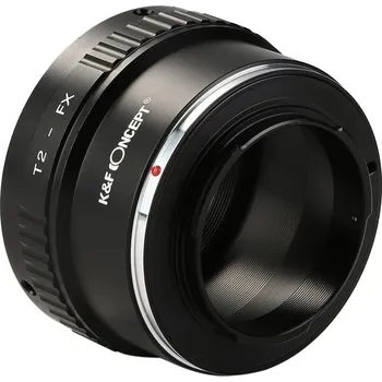 Redukce K&F Concept z objektivu T2 na Fujifilm X (Umožní nasadit objektiv s bajonetem T2 na fotoaparáty Fuji FX)