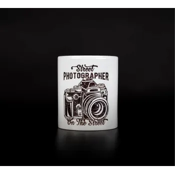 Fotohrnek Street Photographer (Originální keramický hrnek s potiskem)