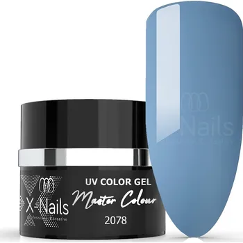 Přípravek na nehty X-NAILS bezvýpotkový UV/LED gel Master Line, 5 ml - SKY BLUE (Quick UV/LED gel na gelové nehty, bez výpotku)
