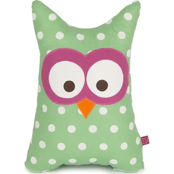 Polštář POLŠTÁŘ SOVIČKA s puntíky
