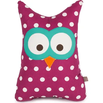 Polštář POLŠTÁŘ SOVIČKA s puntíky