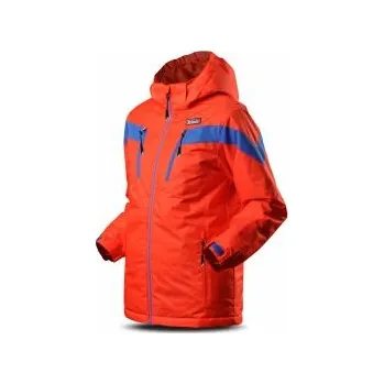 Trimm SATO JR signal orange/jeans blue 140; Oranžová bunda + DÁREK DLE VÝBĚRU!