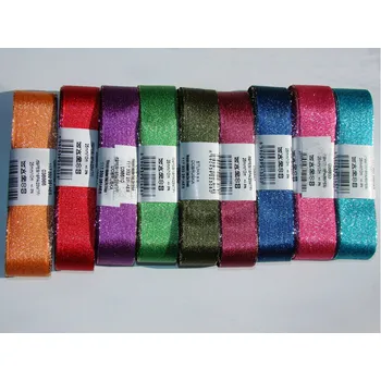 Stuha Adjustační rexorová stuha torsade 25mm fialová + stříbrná