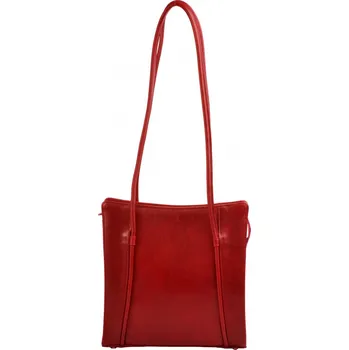 Kabelka Dámská kožená kabelka na rameno bordó 105601.5, Hajn
