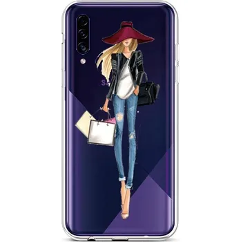 Pouzdro na mobilní telefon Kryt Samsung A30s silikon Lady 2 (obal neboli pouzdro na Samsung A30s)