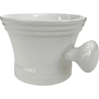 Salon Komplet Barber keramická miska na holení bílá