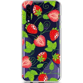 Pouzdro na mobilní telefon Kryt Samsung A30s silikon Strawberries (obal neboli pouzdro na Samsung A30s)
