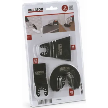 Sada příslušenství Kreator KRT990040 pro oscilační brusky 3ks KRT990040