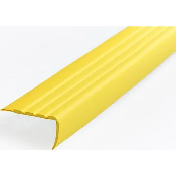 Podlahová lišta FATRA Plastová schodová hrana H1870, žlutá barva 421