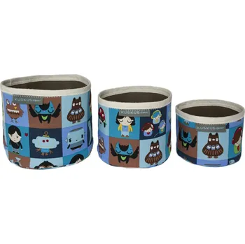 Úložný box TROJPYTLÍK, úložný koš - set 3 kusů