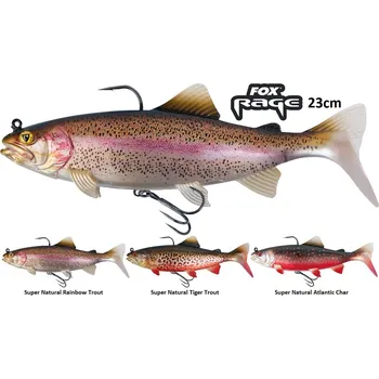 Umělá nástraha FOX Rage gumová nástraha Replicant Realistic Trout 23 cm/155 g barva: Super Natural Atlantic Char