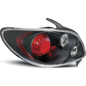 Zadní světlomet Zadní světla Peugeot 206 - černá