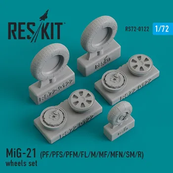 Plastikový model Reskit 1/72 MiG-21 PF/PFS/PFM/MF/MFN wheels set...