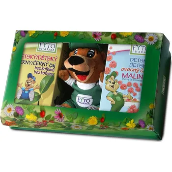 Čaj Fytopharma Dětská dárková kazeta s čaji a hračkou