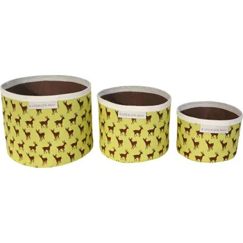 Úložný box TROJPYTLÍK, úložný koš - set 3 kusů