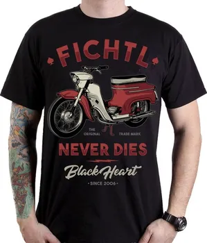 Pánské tričko Black Heart Fichtl černé L