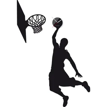Samolepící dekorace Clocker Nalepovací hodiny Basketball