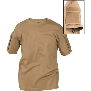 Pánské tričko MIL-TEC Taktické tričko krátký rukáv Coyote Vyberte velikost: S