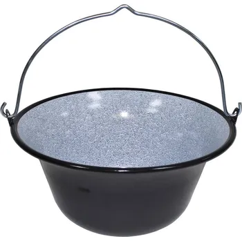 Kempingové nádobí Max-Fuchs kotlík smaltovaný 10l