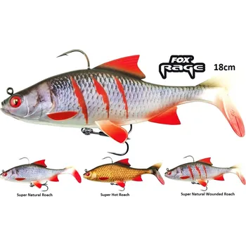 Nástraha FOX Rage gumová nástraha Replicant Realistic Roach 18 cm/85 g barva: Super Hot Roach
