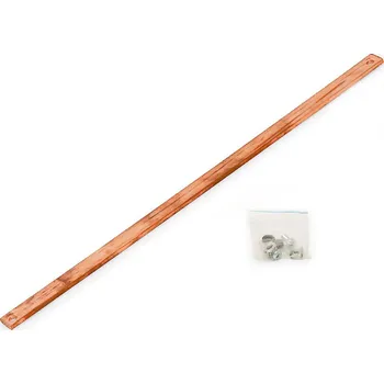 RAX-ZL-X02-A1 - 19“ zemnící lišta horizontální, měď 5 x 20 mm