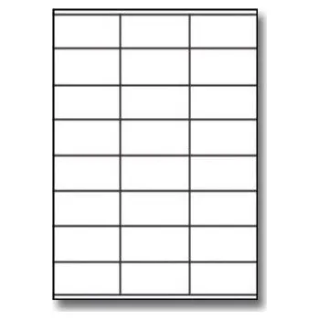 Speciální papír Samolepicí etikety 52,5 x 35 mm, 32 etiket, A4, 100 listů