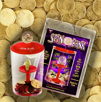 Gadget Kouzelná pokladnička roztáčející mince