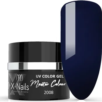 X-NAILS bezvýpotkový UV/LED gel Master Line, 5 ml - DENIM BLUE (Quick UV/LED gel na gelové nehty, bez výpotku)