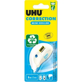 Kancelářské lepidlo UHU korekční páska Correction Roller Mini 5 mm x 6 m