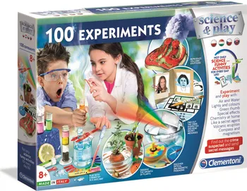 Dětská vědecká sada Clementoni Laboratoř 100 vědeckých experimentů