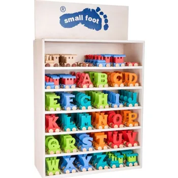 Vláček a vláčkodráha Displej vláček barevná abeceda 180 ks