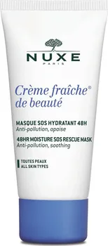 Pleťová maska Nuxe Crème Fraîche de Beauté 48HR Moisture SOS Rescue Mask 50 ml