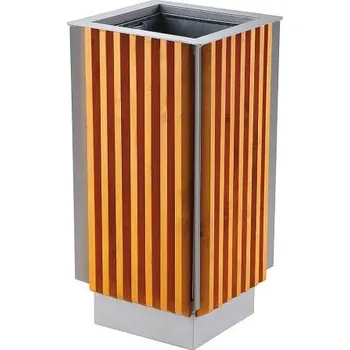 Odpadkový koš Venkovní odpadkový koš dřevěný - 65 l