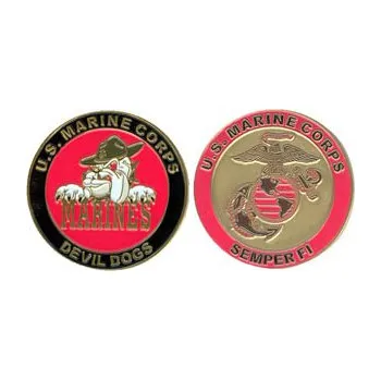 EAGLE CREST Pamětní mince ARMY US Devil Dog Marines