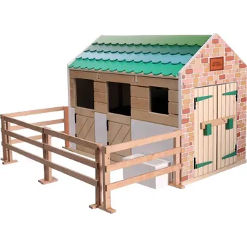 Dřevěná hračka Dětská dřevěná stáj pro koně (Dětská stáj pro koně )