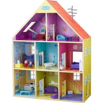domeček pro figurky TM Toys Prasátko Peppa dřevěný domek včetně vybavení