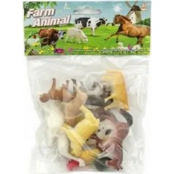 Teddies Zvířátka domácí farma 12 ks