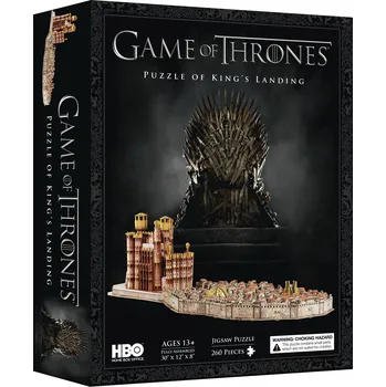 3D puzzle 4D Cityscape Hra o trůny: King's Landing 260 dílků