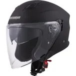 Cassida Jet Tech černá matná/šedá loga