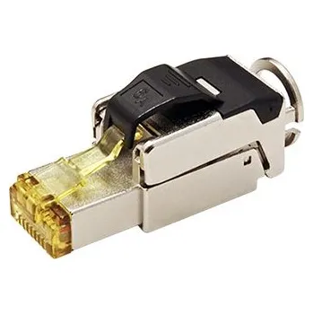 ROLINE Konektor RJ45 kat. 6a stíněný, na lanko / drát, montáž bez nástrojů - 21.17.0323