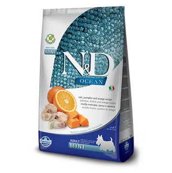 Krmivo pro psa N&D Ocean Dog Grain Free Adult Mini Codfish/Pumpki/Orange 2,5 kg