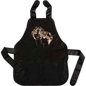 Comair Dyeing apron Gold Faces 3040187 - kadeřnická zástěra