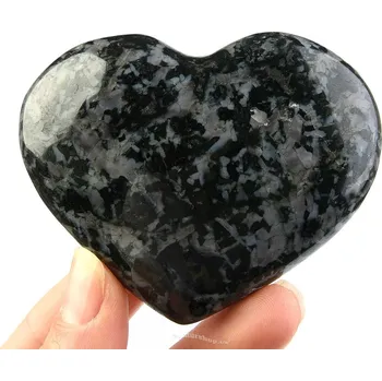 Přírodní kámen Srdce gabro výběrové (179g)