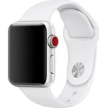 Řemínek DEVIA pro Apple Watch 42mm / 41mm / 40mm / 38mm - silikonový - bílý