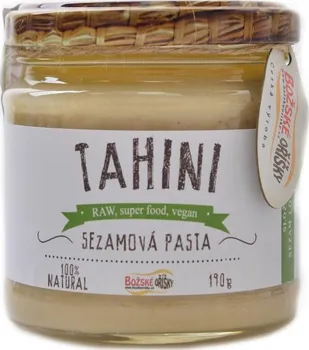 Rostlinná pomazánka Božské oříšky 100% tahini sezamová pasta 190 g