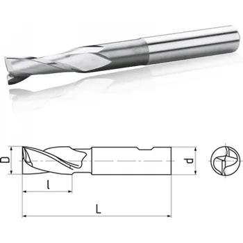 Fréza Fréza 07x16mm pro drážky per dlouhá, nesouměrná HSS Co8 221418