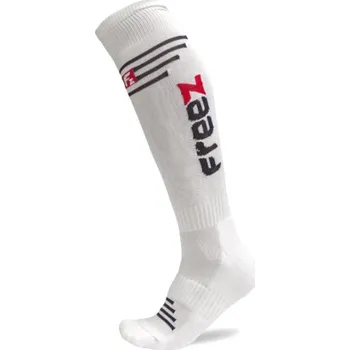 Pánské ponožky Sportovní podkolenky FREEZ QUEEN-2 LONG SOCKS WHITE