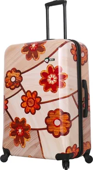 Cestovní kufr Mia Toro M1355/3-L Ricci Wood Mozaic Flowers
