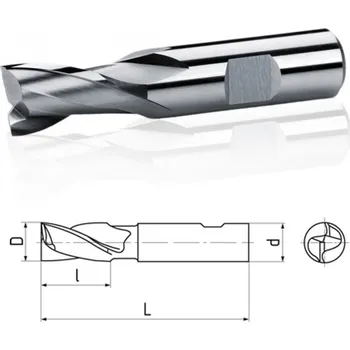 Fréza Fréza 05x08mm pro drážky per krátká, nesouměrná HSS Co8 220418